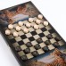 Нарды "Леопард", деревянная доска 40 x 40 см, с полем для игры в шашки