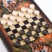 Нарды "Волки", деревянная доска 50 x 50 см, с полем для игры в шашки