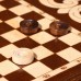 Нарды ручной работы "Летящий орёл", 60х30 см, с шахматным полем, массив ореха, Армения