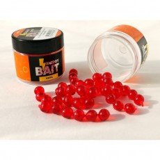 Искусственная насадка ENERGY BAIT «Икра», ароматизированная, L, 9 мм, 48 шт, цвет рубиновый/прозрачн