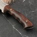 Нож кавказский, туристический "Каспий" с ножнами, сталь - 40х13, рукоять - орех, 13.5 см