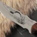 Нож кавказский, туристический "Каспий" с ножнами, сталь - 40х13, рукоять - орех, 13.5 см