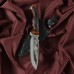 Нож кавказский, туристический "Викинг" с ножнами, сталь - 40х13, жженый орех, 14.5 см