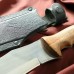 Нож кавказский, разделочный "Флибустьер" с ножнами, сталь - 40х13, сталь - орех, 16 см