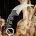 Нож-керамбит "Коготь орла" клинок 6см, серебристый