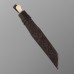 Нож Пчак Шархон - Большой узкий, кость, ёрма, гарда гравировка. ШХ-15 (17-18 см)