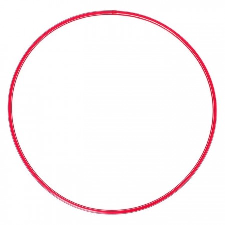 Обруч, диаметр 80 см, цвет красный