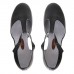 Туфли репетиторские женские, длина по стельке 23,5 см, цвет чёрный