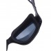 Очки для плавания Atemi N8600, силикон, с берушами, цвет чёрный/серый