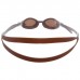 Очки для плавания Atemi N7104, силикон, цвет молочный шоколад