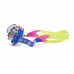 Очки для плавания Atemi S302, детские, PVC/силикон, цвет синий/жёлтый/розовый
