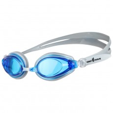 Очки для плавания Techno II, серебряный/синий