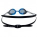 Очки для плавания Atemi N302, силикон, цвет голубой/чёрный