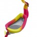 Очки для плавания Atemi M102, силикон, цвет розовый/жёлтый