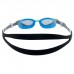 Очки для плавания Atemi M702, детские, силикон, цвет чёрный/голубой