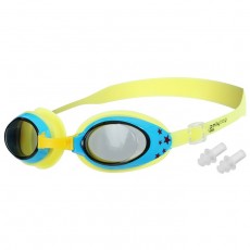 Очки для плавания, детские + беруши, цвет жёлтый