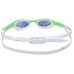 Очки для плавания Atemi N604M, силикон, цвет салатовый