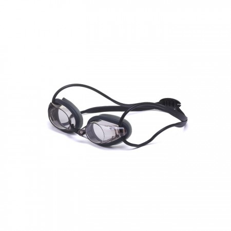 Очки для плавания Atemi N402, силикон, черный/янтарь