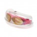Очки для плавания Atemi N5201, силикон, цвет розовый