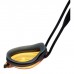 Очки для плавания Atemi R102, стартовые, силикон, цвет чёрный/янтарный