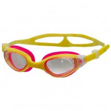 Очки для плавания Atemi B603, детские, силикон, цвет жёлтый/розовый