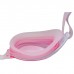 Очки для плавания Atemi B203, силикон, цвет розовый/белый