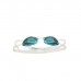 Очки для плавания Atemi R302M, стартовые, зеркальные, силикон, цвет голубой