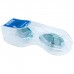 Очки для плавания Atemi R302M, стартовые, зеркальные, силикон, цвет голубой