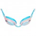 Очки для плавания детские + беруши и набор носовых перемычек, цвет голубой/розовый