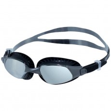 Очки для плавания Atemi B302M, зеркальные, силикон, цвет чёрный