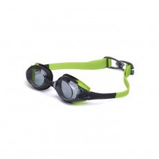 Очки для плавания Atemi M510, силикон, черный/зеленый
