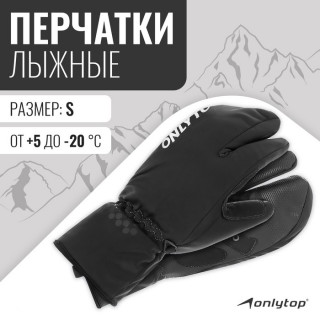 Перчатки лыжные лобстеры ONLYTOP модель 2089, р. S