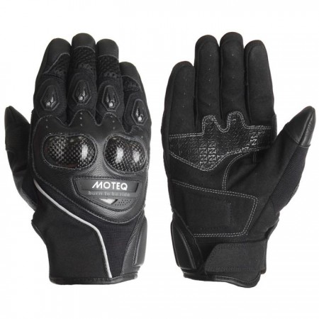 Кожаные перчатки JET2, размер M, чёрные