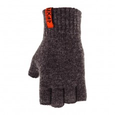 Перчатки FXR Half Finger Wool, размер M, чёрные