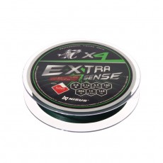 Шнур NISUS Extrasense X4 PE, диаметр 0.16 мм, тест 5.9 кг, 150 м, зелёный
