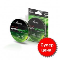 Шнур плетёный ALLVEGA Evergreen, диаметр 0,14 мм, 8,0 кг, 110 м, тёмно-зелёный