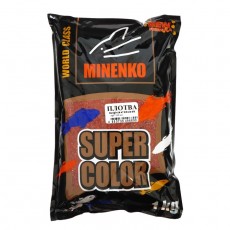 Прикормка MINENKO Super Color, Плотва Красный, 1 кг