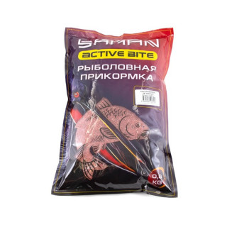 Прикормка Yaman Active Bite Карп, клубника, цвет красный, 900 г