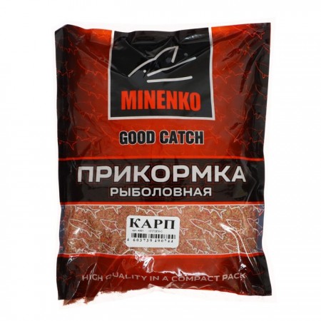 Прикормка MINENKO Good Catch, Карп, меланжевый, 700 г