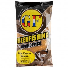 Прикормка Greenfishing GF, карп-карась, ваниль, 1 кг