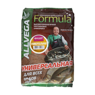 Прикормка Allvega Formula Universal Feeder, универсальная, фидер, 900 г