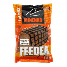 Прикормка MINENKO Feeder, Ореховый микс, меланжевый, 1 кг