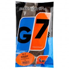 Прикормка Greenfishing G-7, фидер, 1 кг