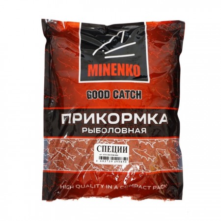 Прикормка MINENKO Good Catch, Специи, меланжевый, 700 г