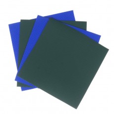 Ремкомплект, 2 заплатки синего и 2 заплатки зеленого цвета