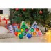 Подарочный набор развивающих мячиков «Голубая ёлочка» 6 шт., новогодняя подарочная упаковка