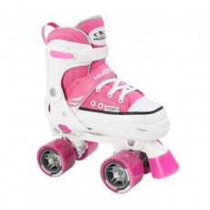 Раздвижные роликовые коньки HUDORA Rollschuh Roller Skate, размер 32-35, цвет розовый