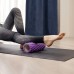 Роллер для йоги, массажный, 30 х 10 см, цвет фиолетовый