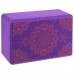 Блок для йоги, 23 х 15 х 10 см, цвет фиолетовый