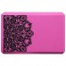 Блок для йоги 23 × 15 × 8 см, 120 г, цвет розовый